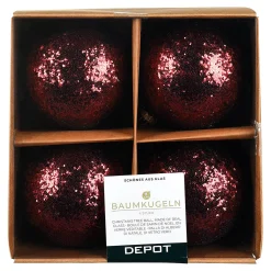 Glas-Weihnachtskugel Glimmer^Depot Flash Sale