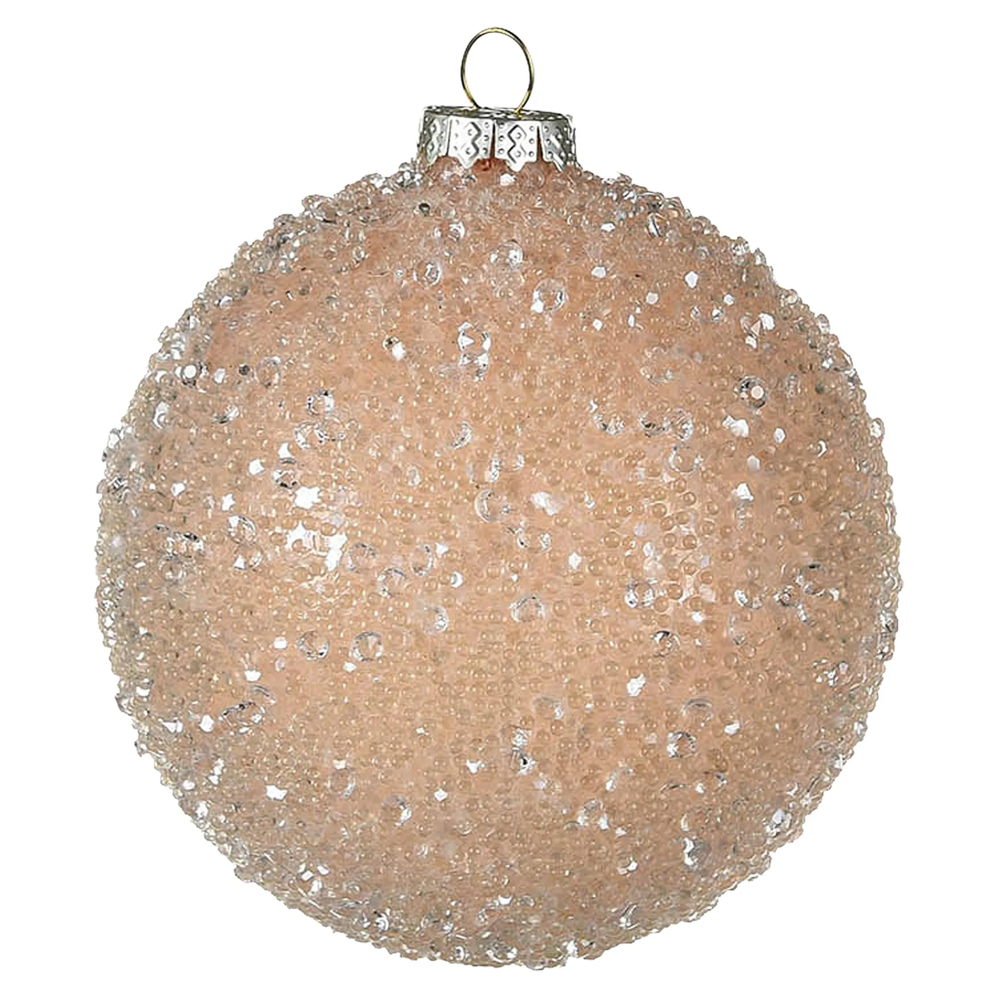 Glas-Weihnachtskugel Glimmerpearls^Depot Outlet