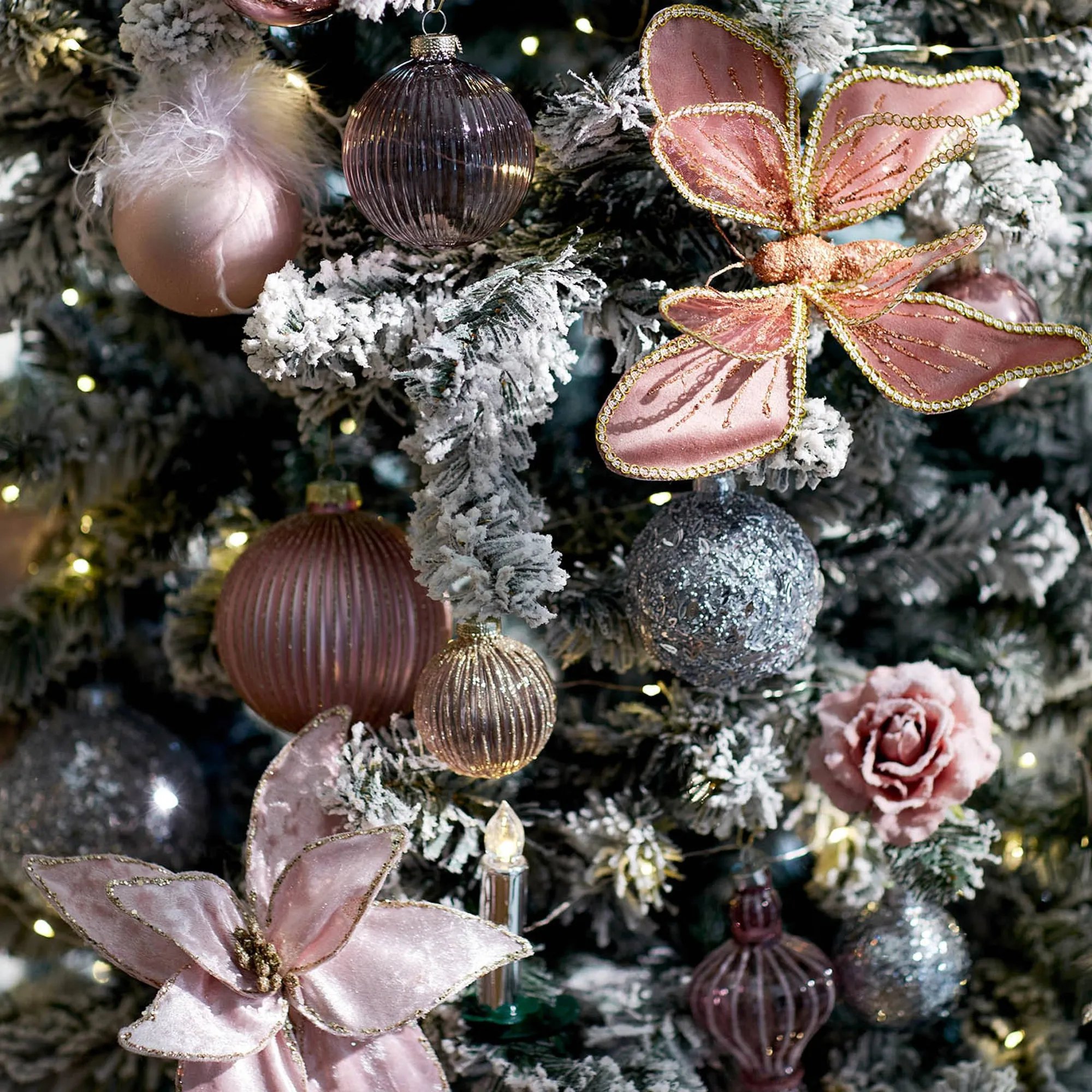Glas-Weihnachtskugel Glittergranulat^Depot Discount