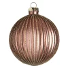 Glas-Weihnachtskugel Glitterstripe^Depot Flash Sale