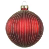 Glas-Weihnachtskugel Glitterstripe^Depot Shop