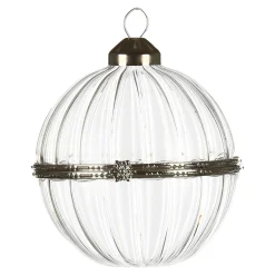 Glas-Weihnachtskugel Medaillon^Depot Clearance