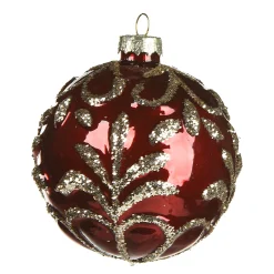 Glas-Weihnachtskugel Relief^Depot Flash Sale