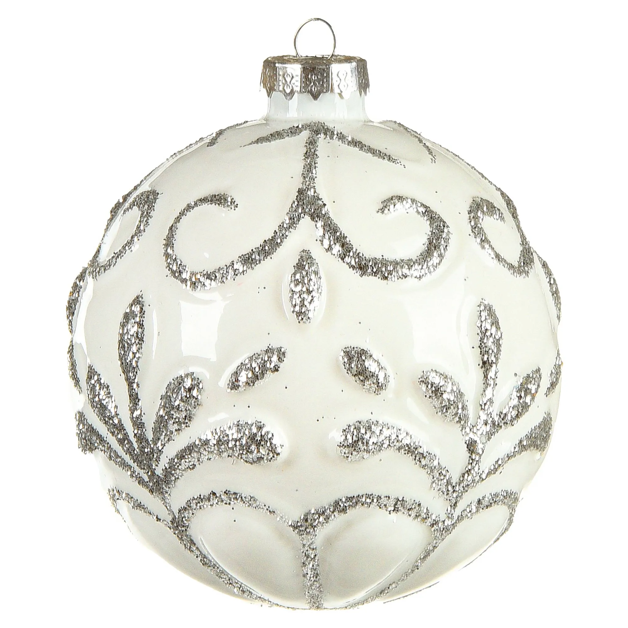 Glas-Weihnachtskugel Relief^Depot Fashion