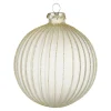 Glas-Weihnachtskugel Rille^Depot Best