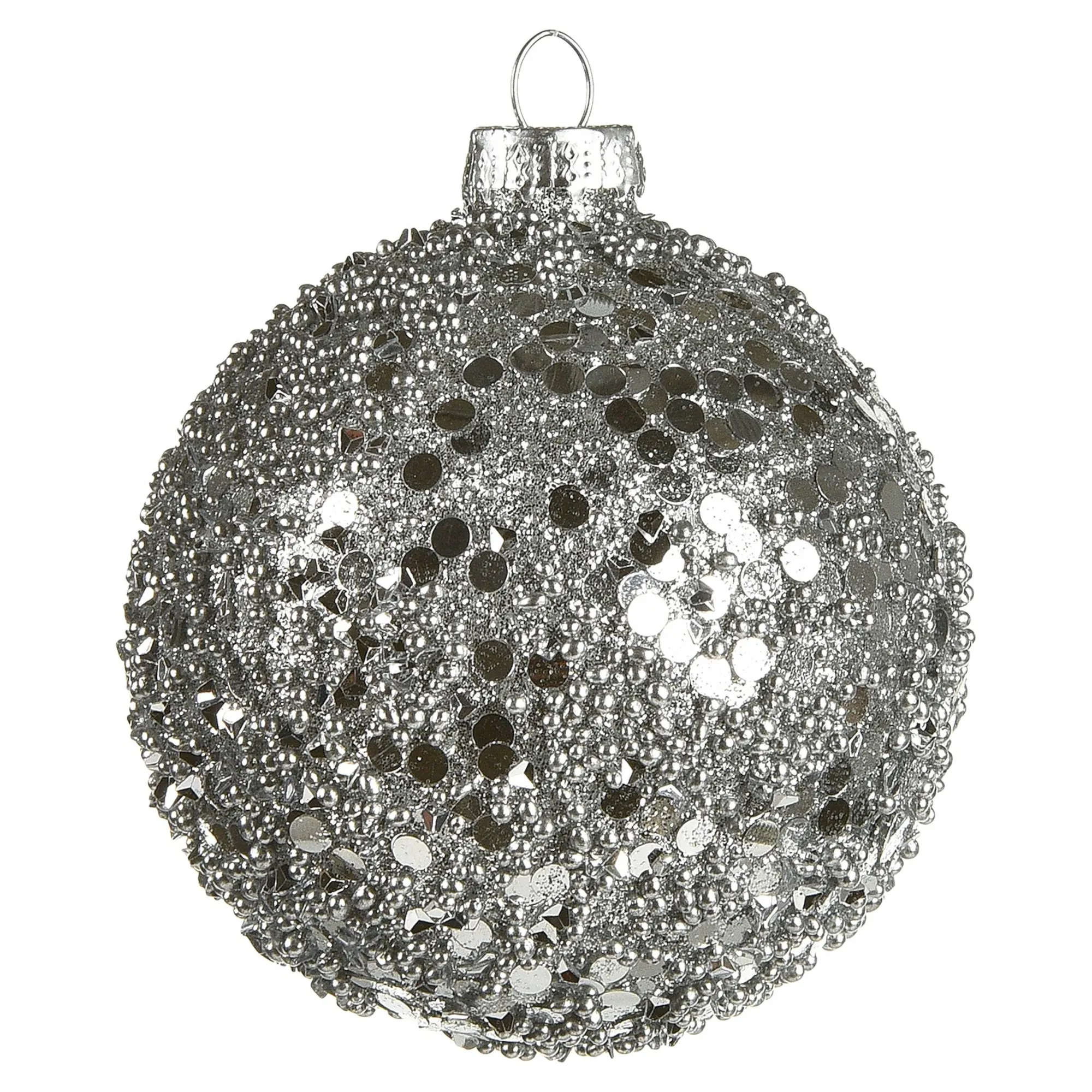 Glas-Weihnachtskugel Roundgranulat^Depot Best