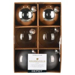 Glas-Weihnachtskugel-Set^Depot Cheap