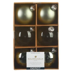Glas-Weihnachtskugel-Set^Depot Hot