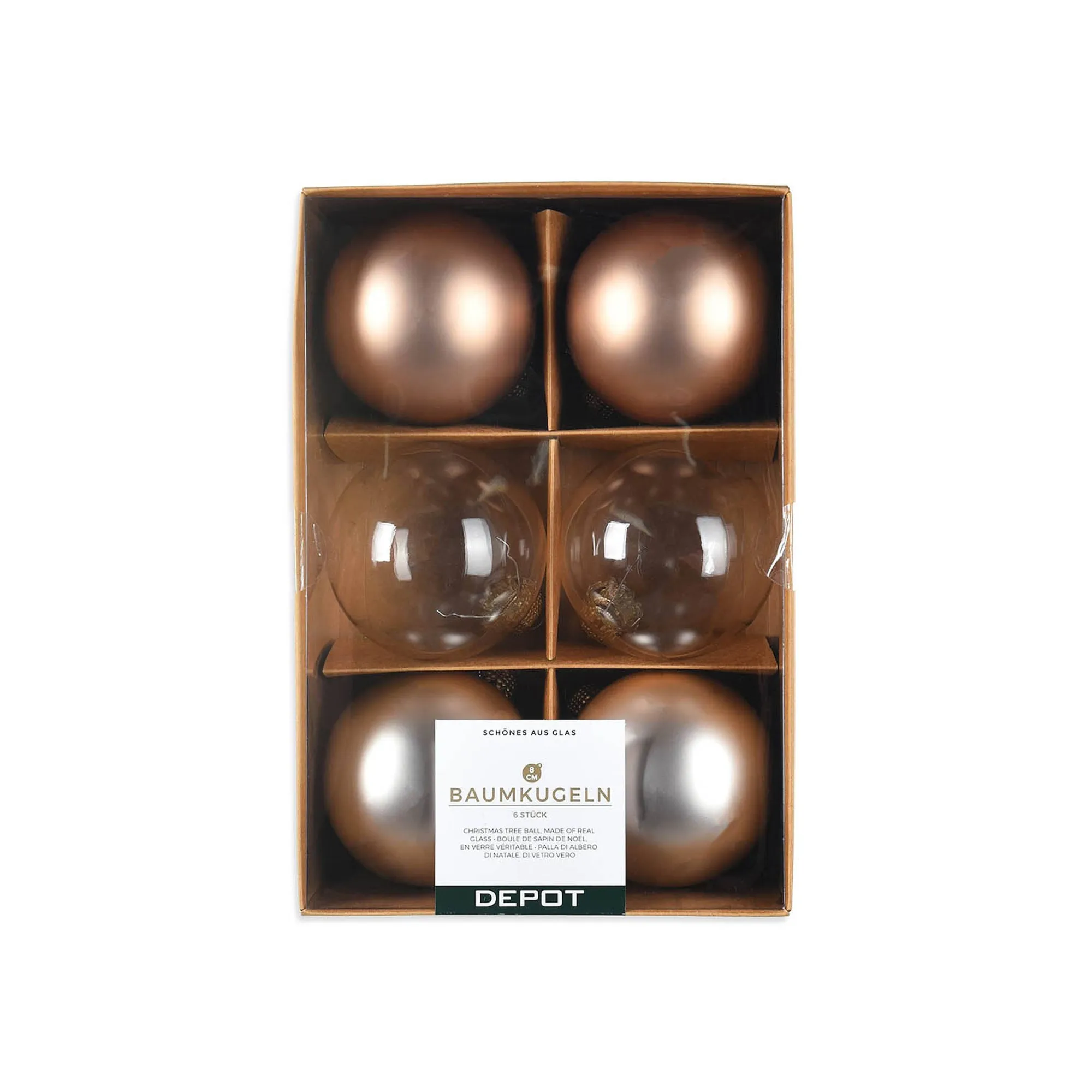 Glas-Weihnachtskugel-Set^Depot Cheap