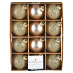 Glas-Weihnachtskugel-Set Glam Mix^Depot Sale