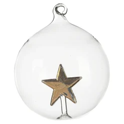 Glas-Weihnachtskugel Stern^Depot Online