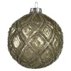Glas-Weihnachtskugel Sugar Romb^Depot New