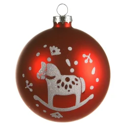 Glas-Weihnachtskugel Tiere Folklore^Depot Clearance