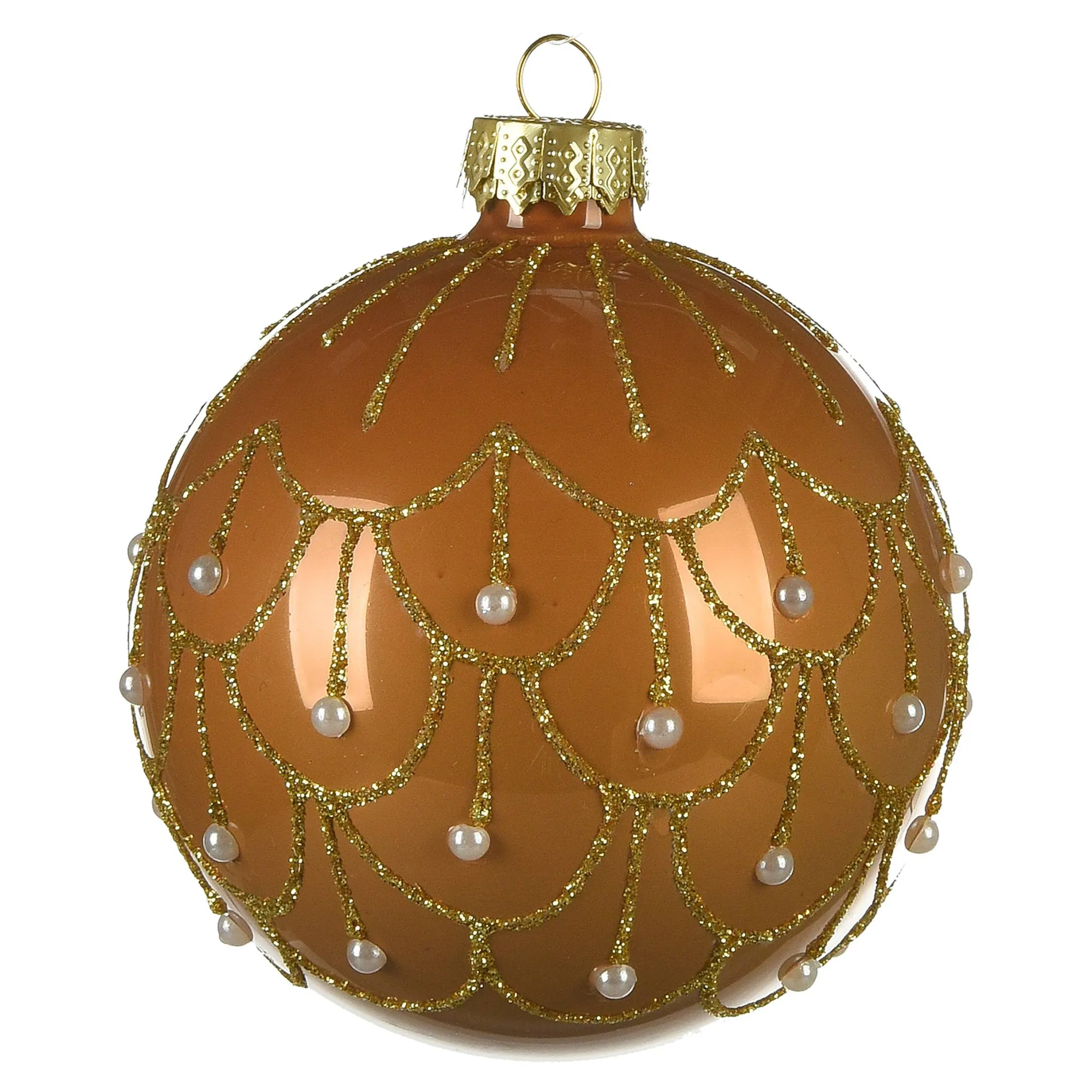 Glas-Weihnachtskugel Vintage Glam^Depot Clearance