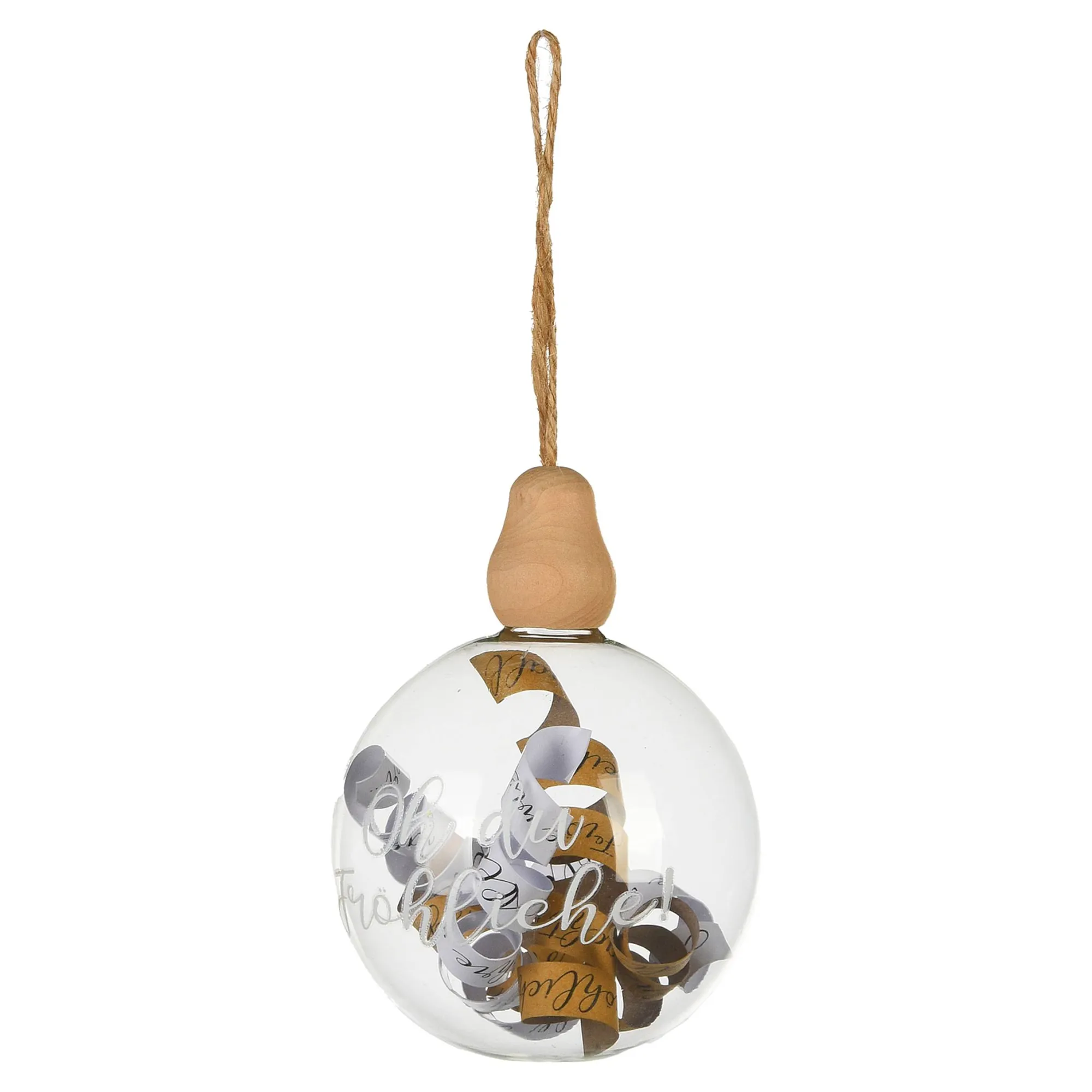 Glas-Weihnachtskugel Words^Depot Sale
