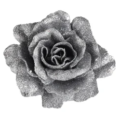 Glitzer-Kunstblume Rose Auf Clip^Depot Fashion