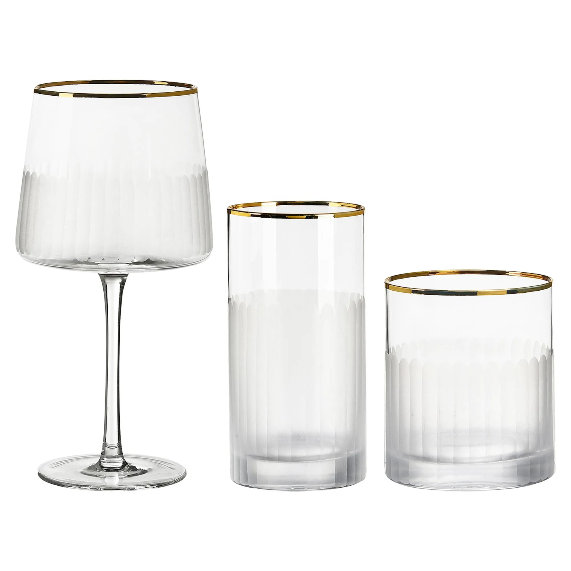 Gläser-Set Frosted^Depot Clearance