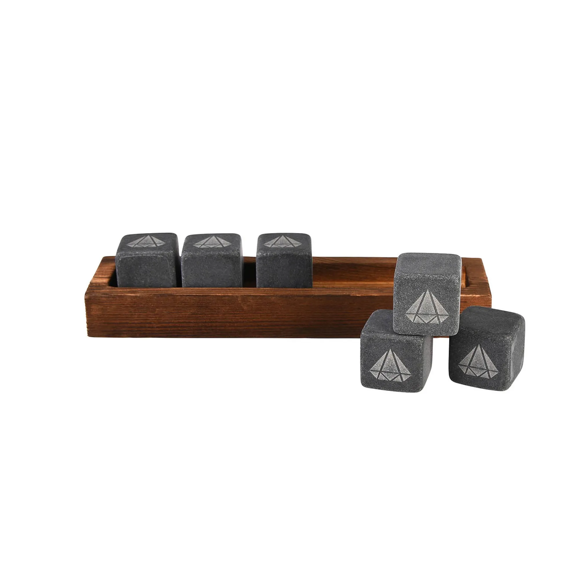 Granit-Kuhlstein-Set Mit Halterung^Depot Shop