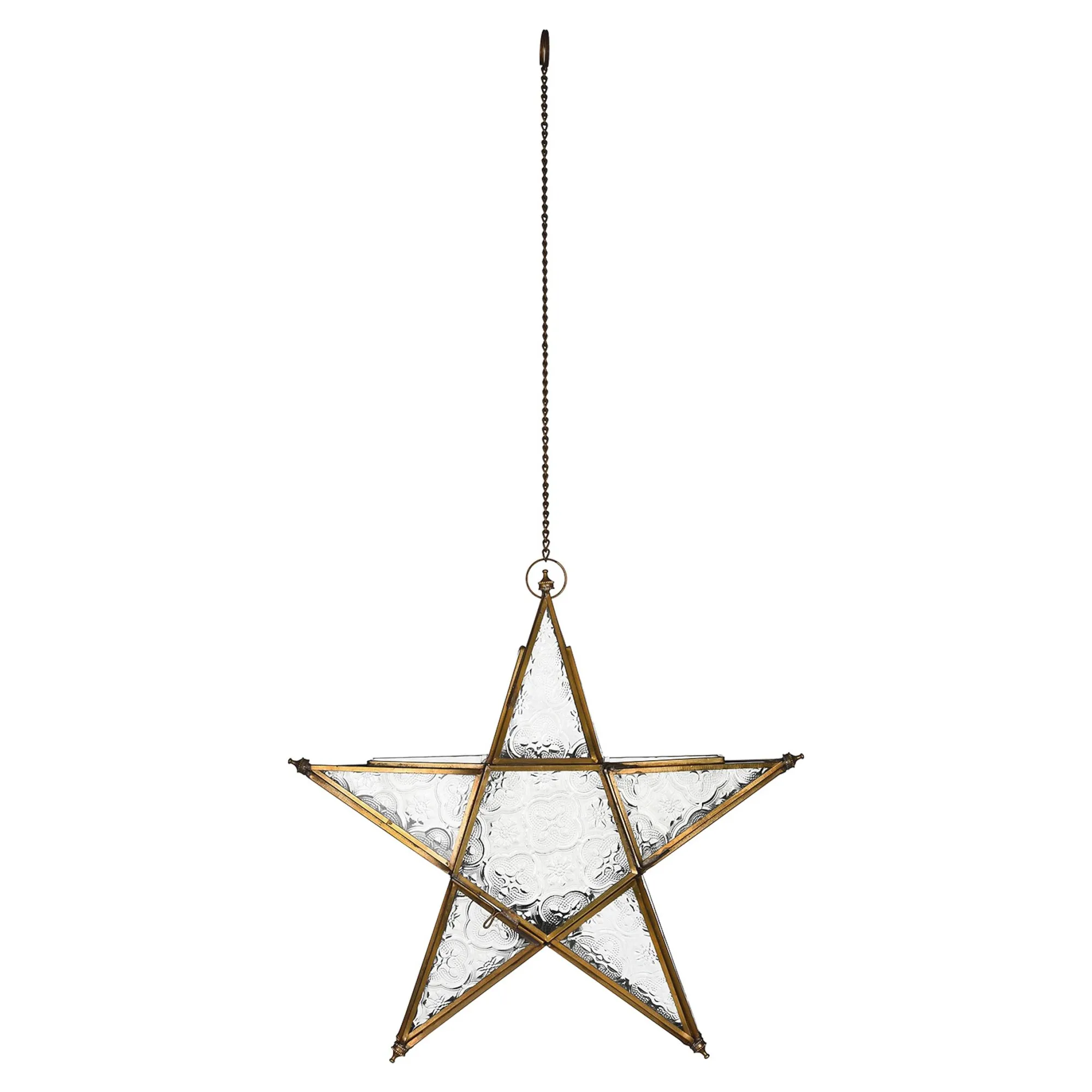 Hange-Teelichthalter Antik Stern^Depot Store