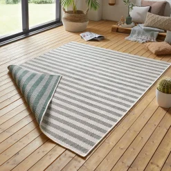 Discount Depot In- & Outdoor-Teppich Fiddel, Wendbar
