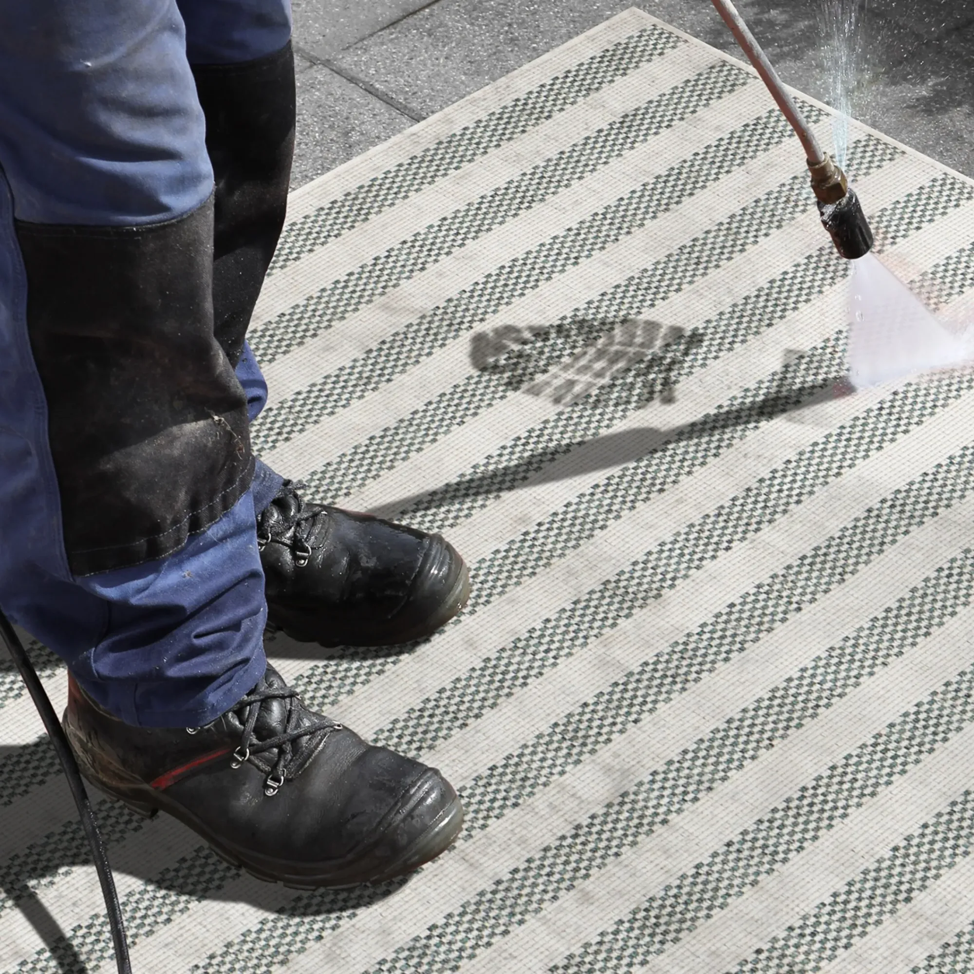 Discount Depot In- & Outdoor-Teppich Fiddel, Wendbar