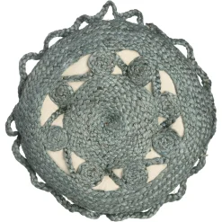 Flash Sale Depot Jute-Kissen Flower