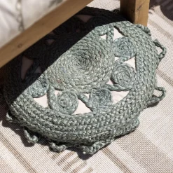 Flash Sale Depot Jute-Kissen Flower