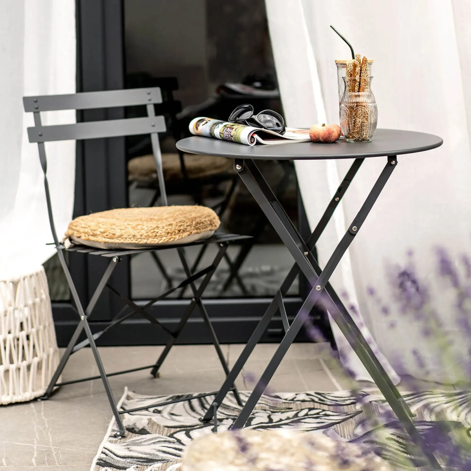 Fashion Depot Jute-Sitzkissen