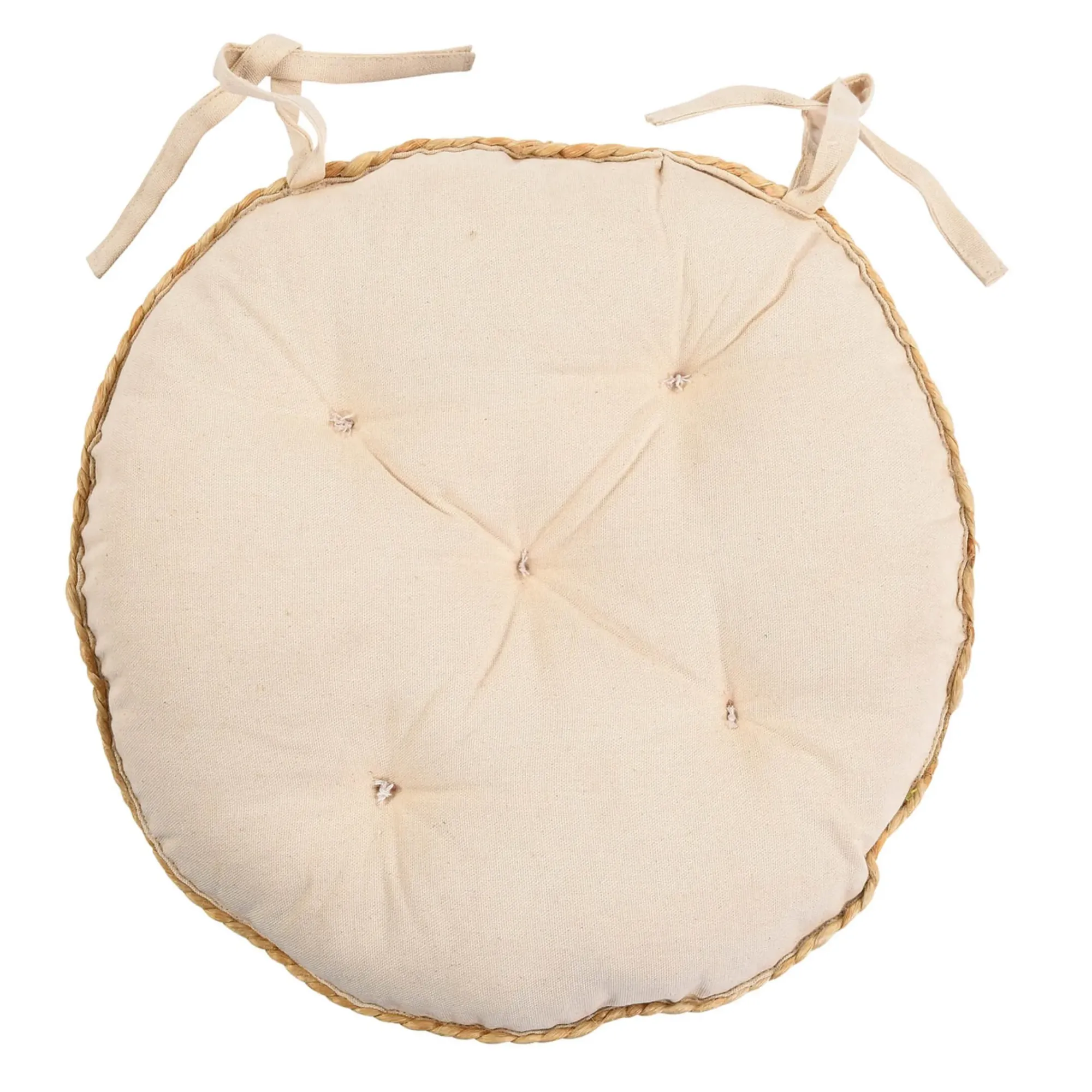 Fashion Depot Jute-Sitzkissen