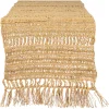 Online Depot Jute-Tischläufer Makramee