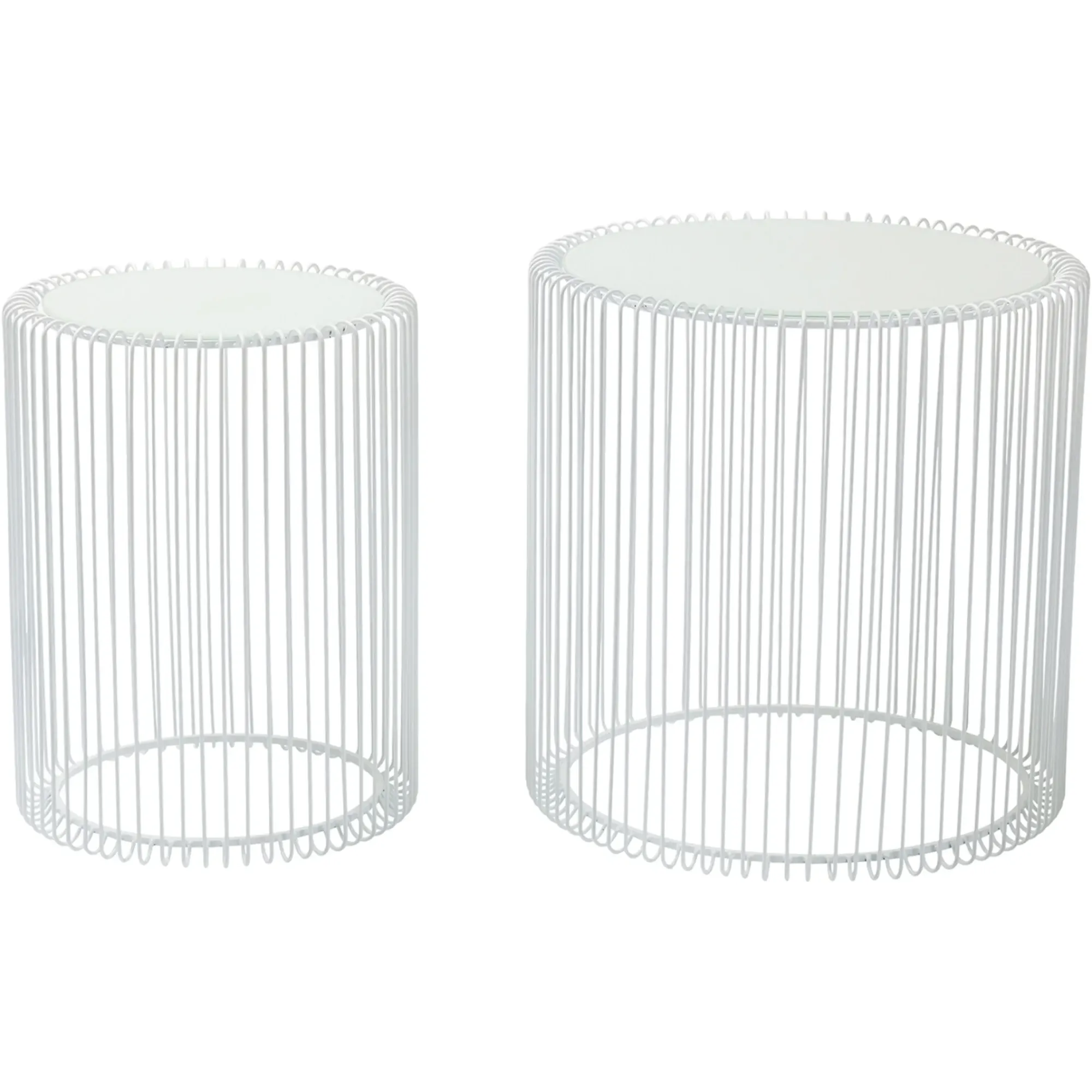 Online Depot Kare Beistelltisch-Set Wire