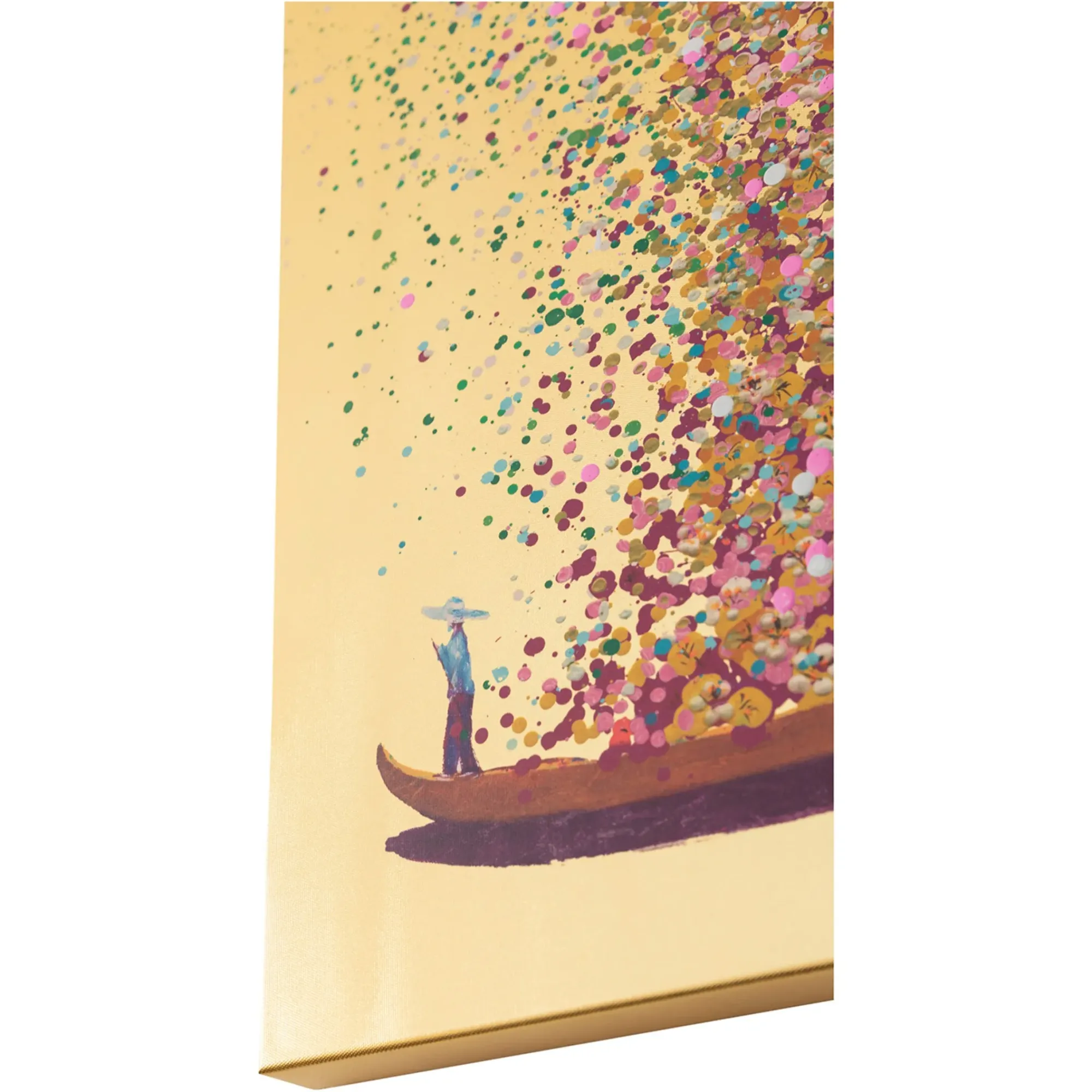 Online Depot Kare Bild Touched Flower Boat