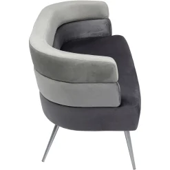 Clearance Depot Kare 2-Sitzer Samt-Sofa Sandwich