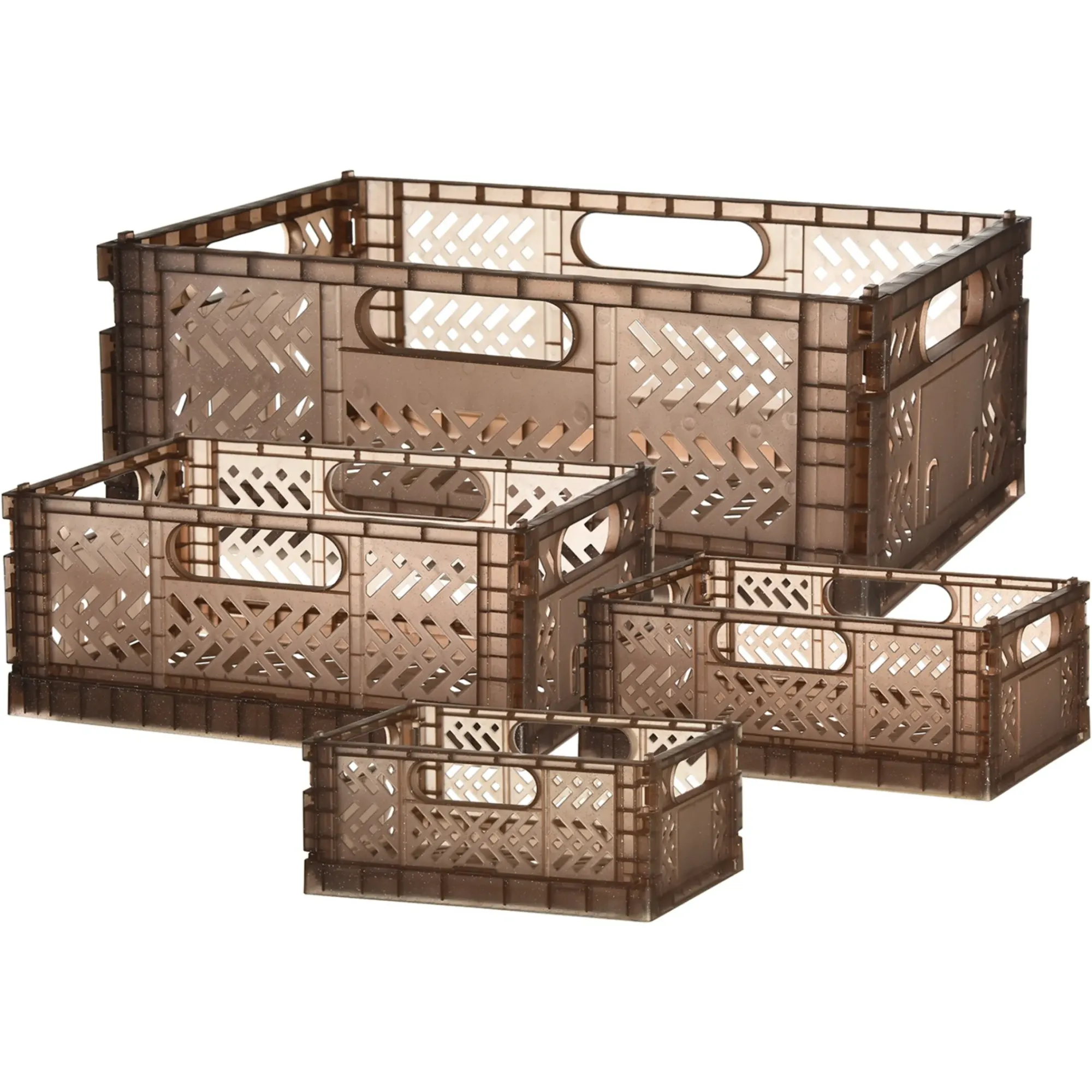 Discount Depot Klappboxen-Set Glitter