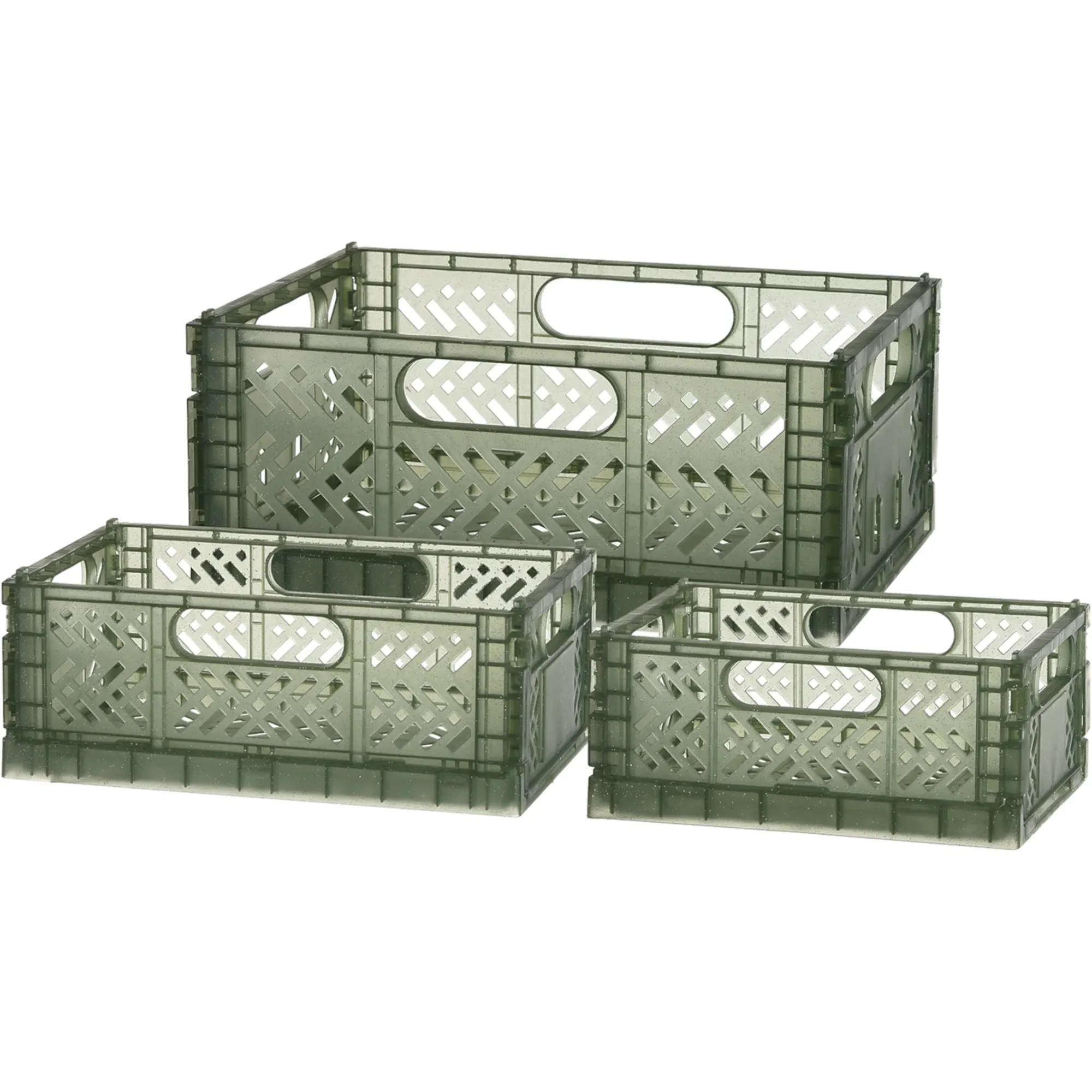 Online Depot Klappboxen-Set Glitter