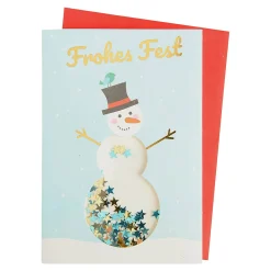 Klappkarte Schneemann^Depot Online