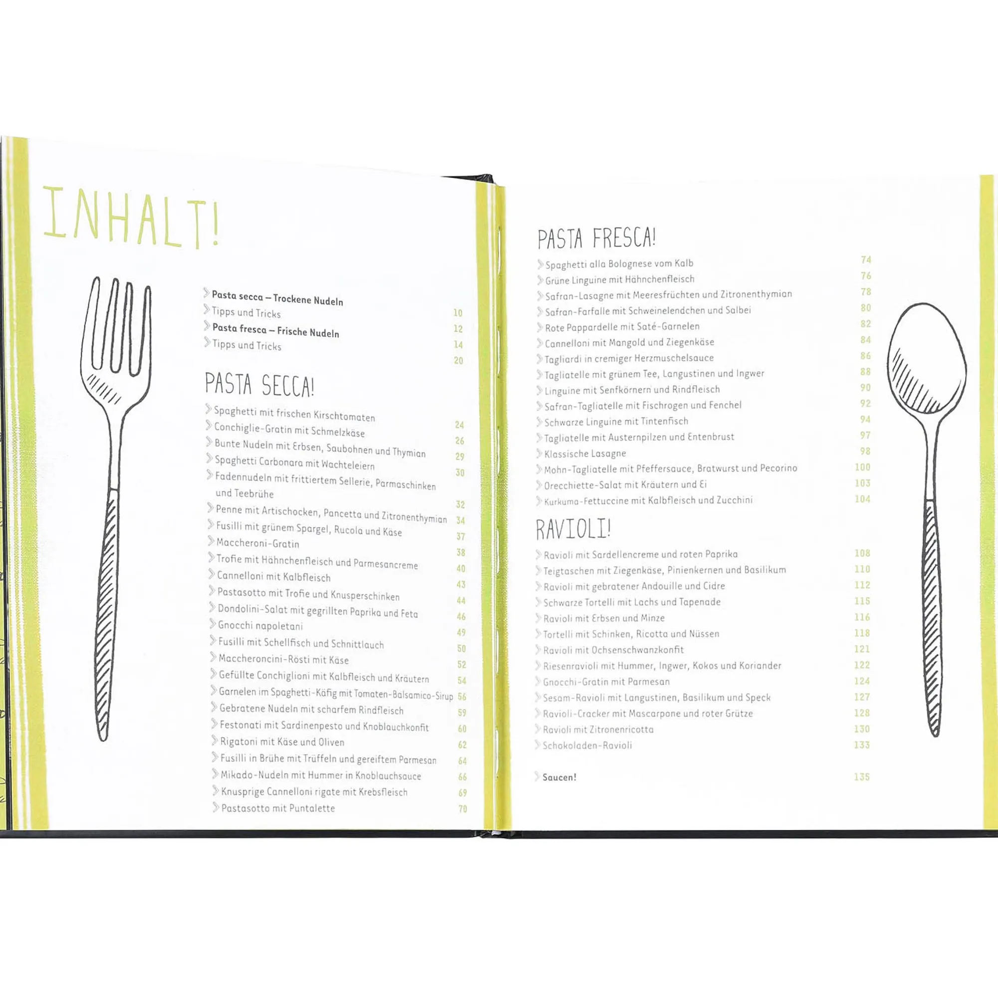 Kochbuch Pasta! Lasagne, Ravioli Und Cannelloni^Depot Hot