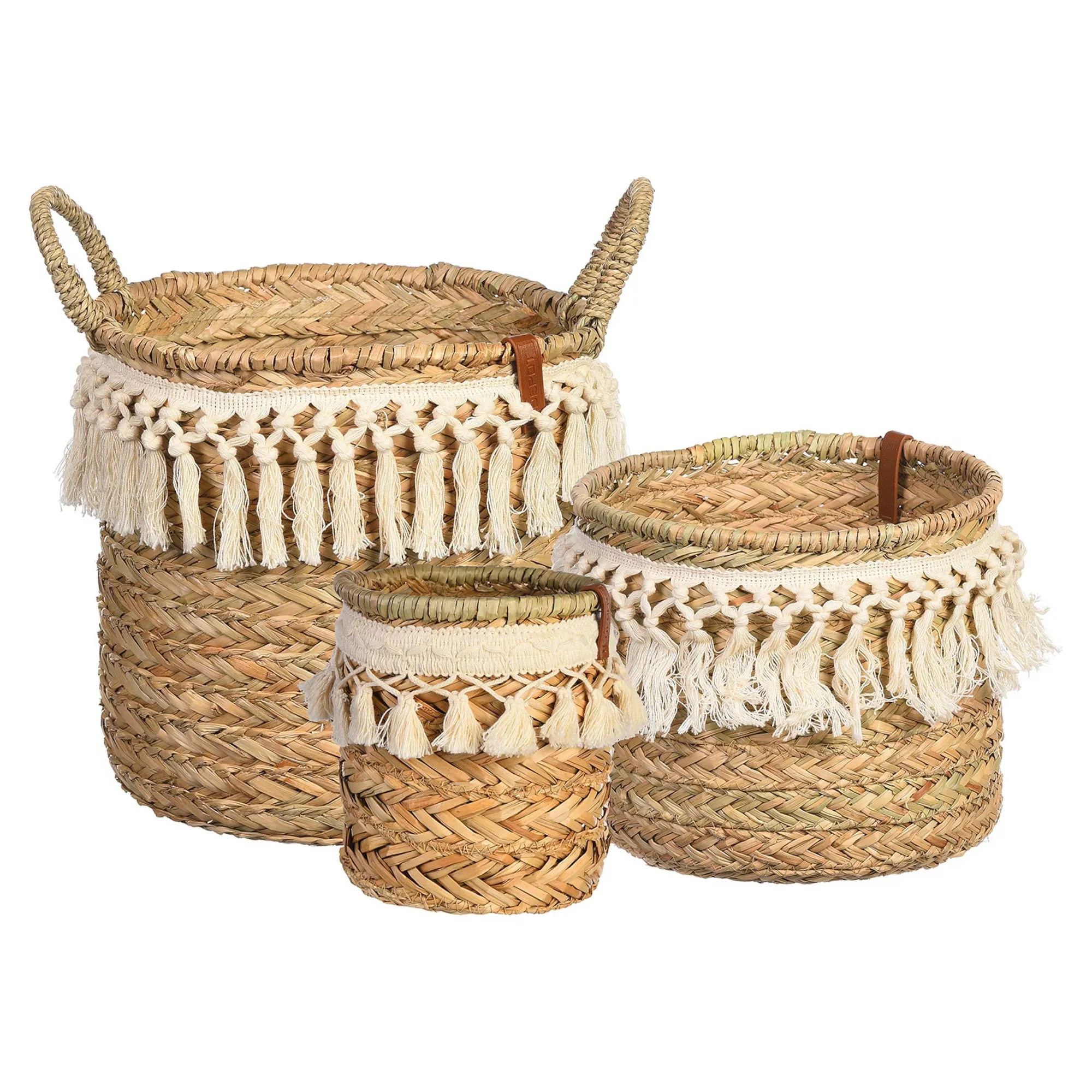 Korb-Set Fringes^Depot Shop