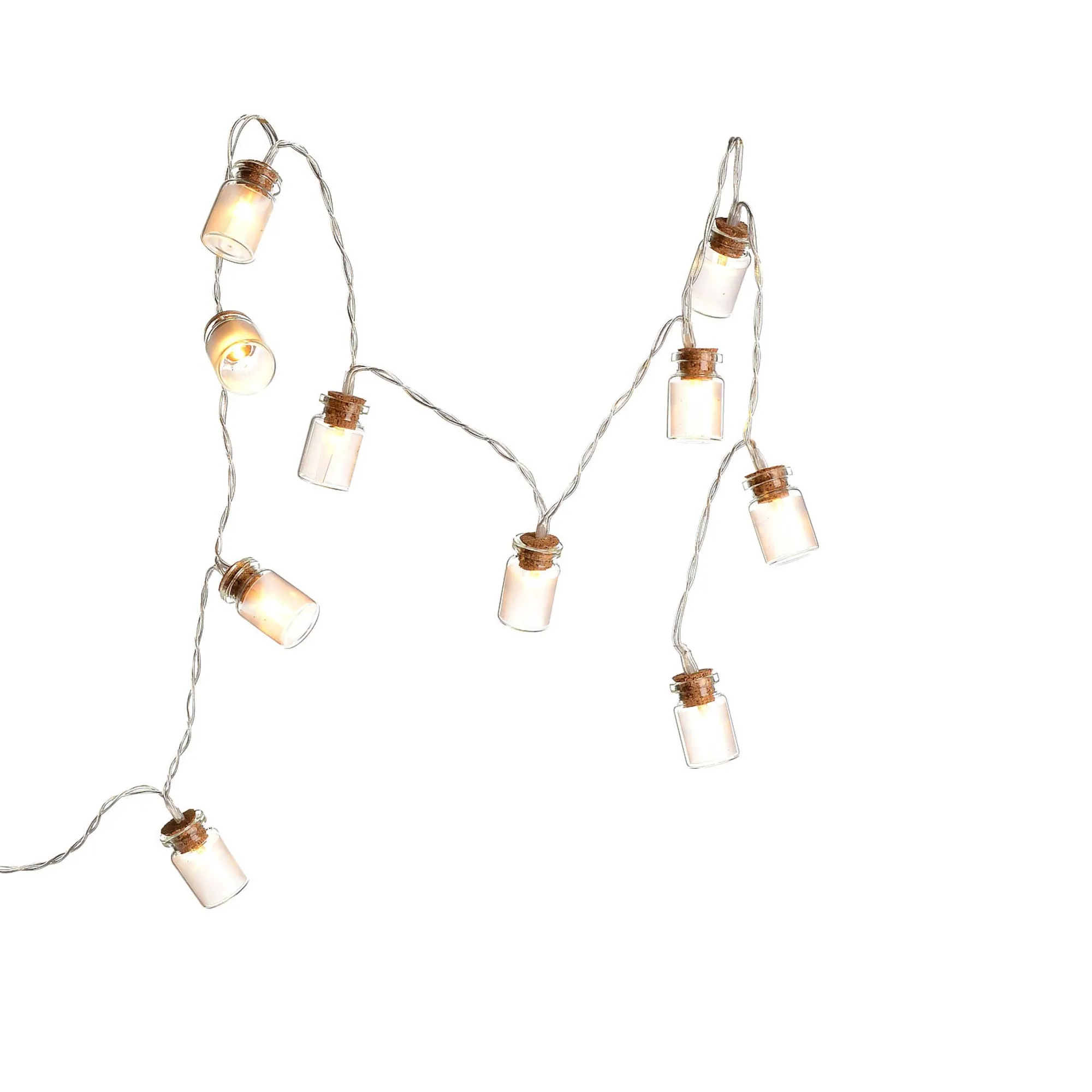 Lichterkette Gläser, 10 Led, Batteriebetrieben^Depot Flash Sale