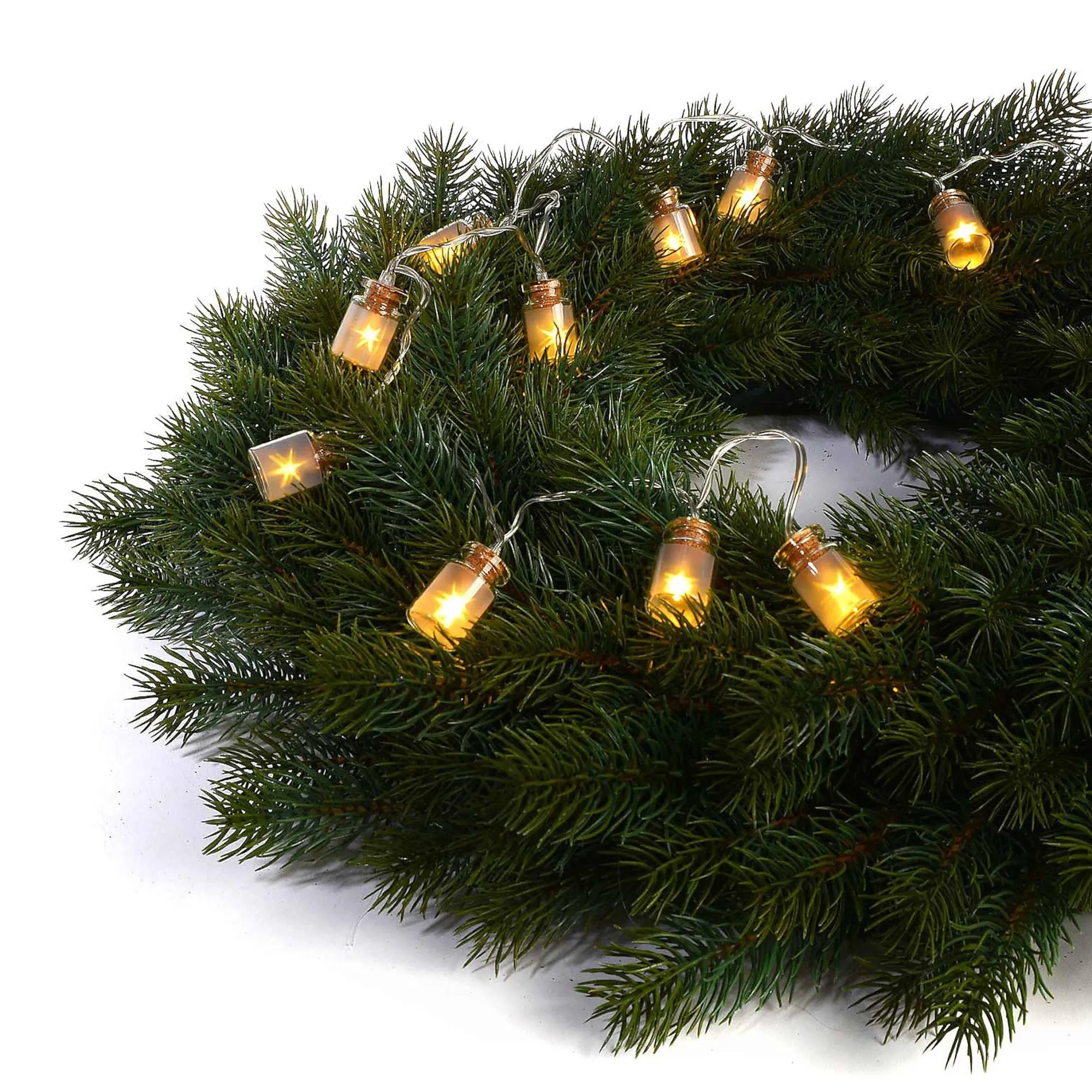 Lichterkette Gläser, 10 Led, Batteriebetrieben^Depot Flash Sale