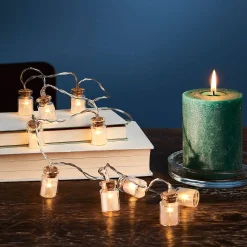 Lichterkette Gläser, 10 Led, Batteriebetrieben^Depot Flash Sale