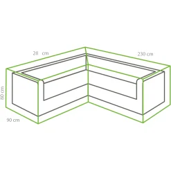 Cheap Depot Loungeset-Schutzhulle L-Form
