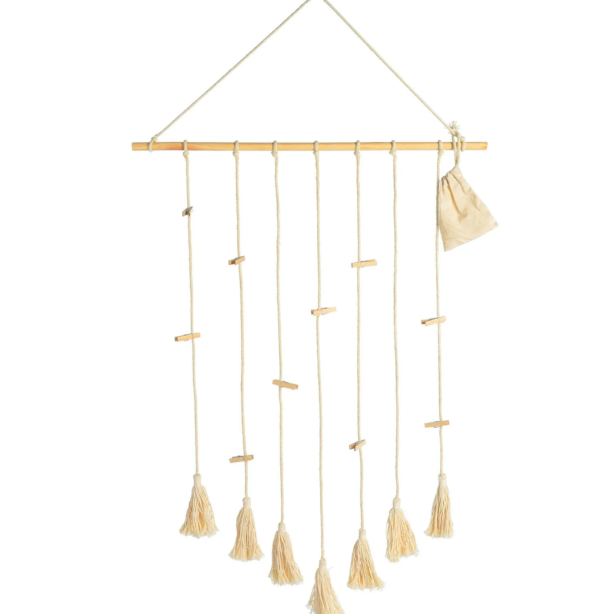 Makramee-Wandbehang Mit Klammern^Depot Flash Sale