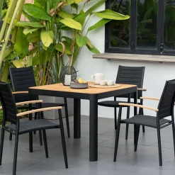 Online Depot Outdoor-Esstisch Sara Aus Teakholz