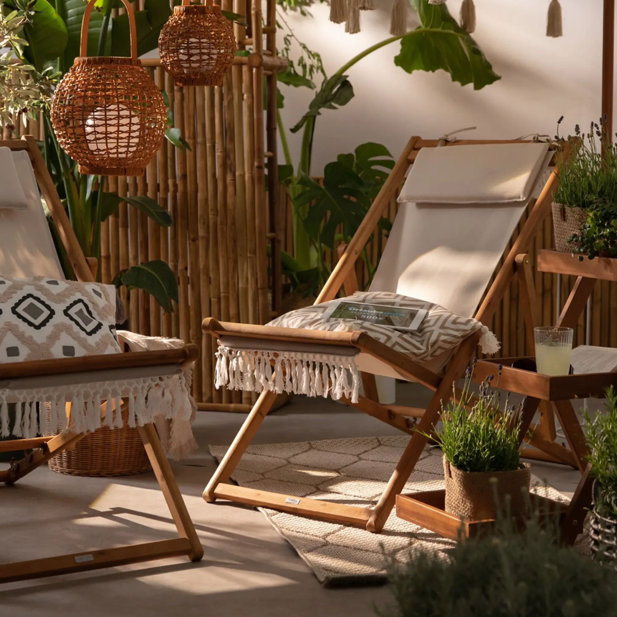 New Depot Outdoor-Kissenhulle Boho