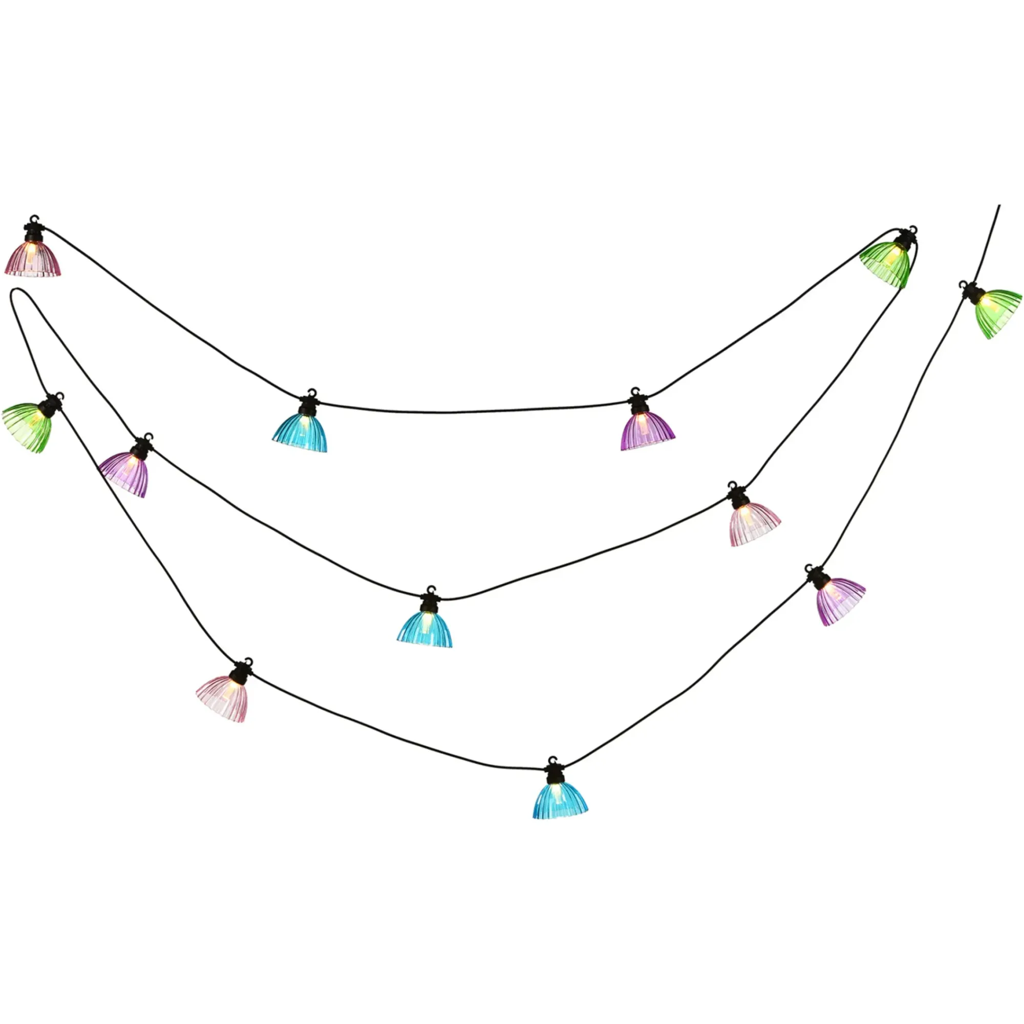 Fashion Depot Outdoor-Led-Lichterkette Colorful