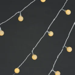 Outdoor-Lichterkette Mini-Schneeballe, 3-Reihig^Depot Cheap