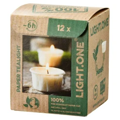 Papier-Teelichter Light One^Depot Cheap