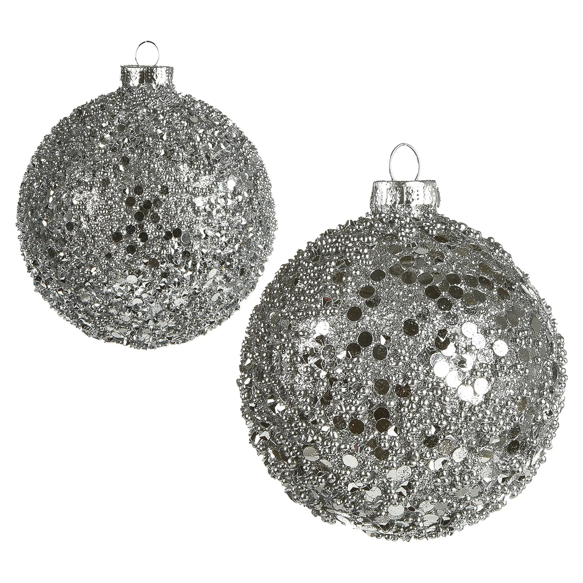 Roundgranulat Kugel-Set Silber^Depot Store