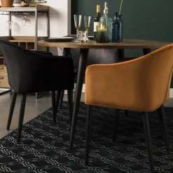 Cheap Depot Samt-Armlehnstuhl Nienke